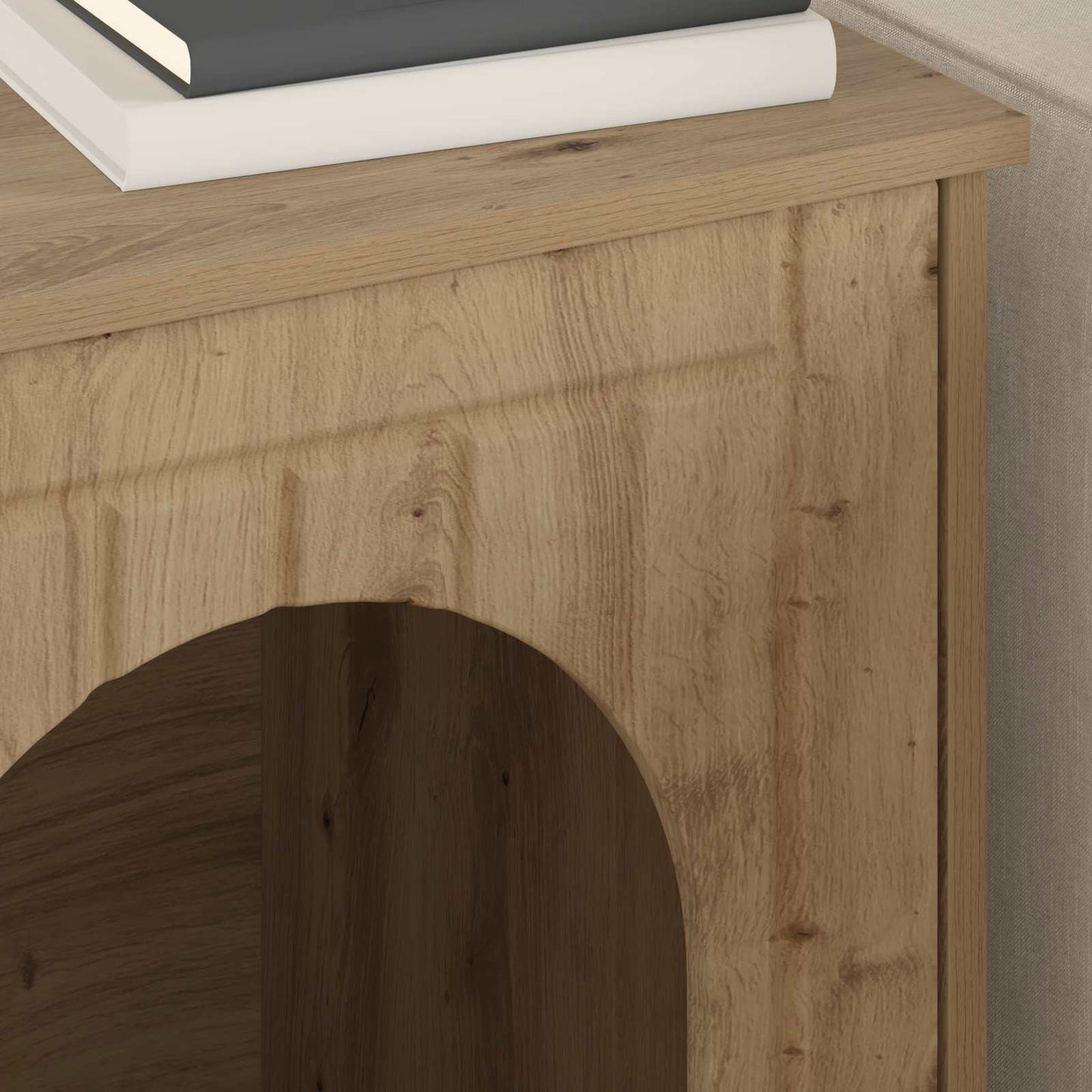 vidaXL Cat House Artisian Oak 53 x 52 x 62 cm Engineered Wood 4