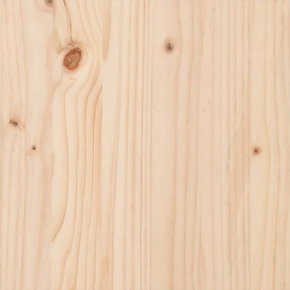 vidaXL Garden Planter Nature 70 x 70 x 70 cm Solid Pine Wood 6