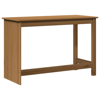 vidaXL Desk Honey Brown 112 x 50 x 75 cm Solid Pine Wood 6