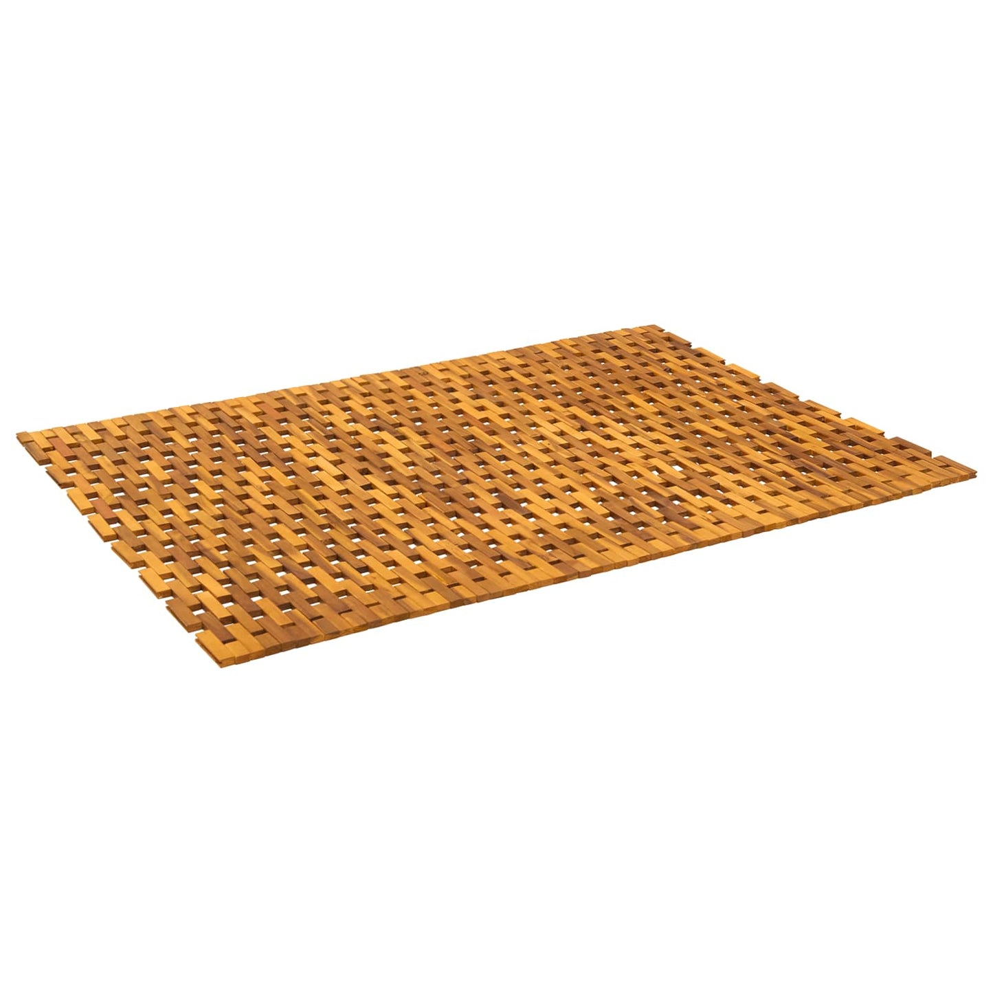 vidaXL Bath Mats Natural 95 x 140 cm Solid Acacia Wood 2