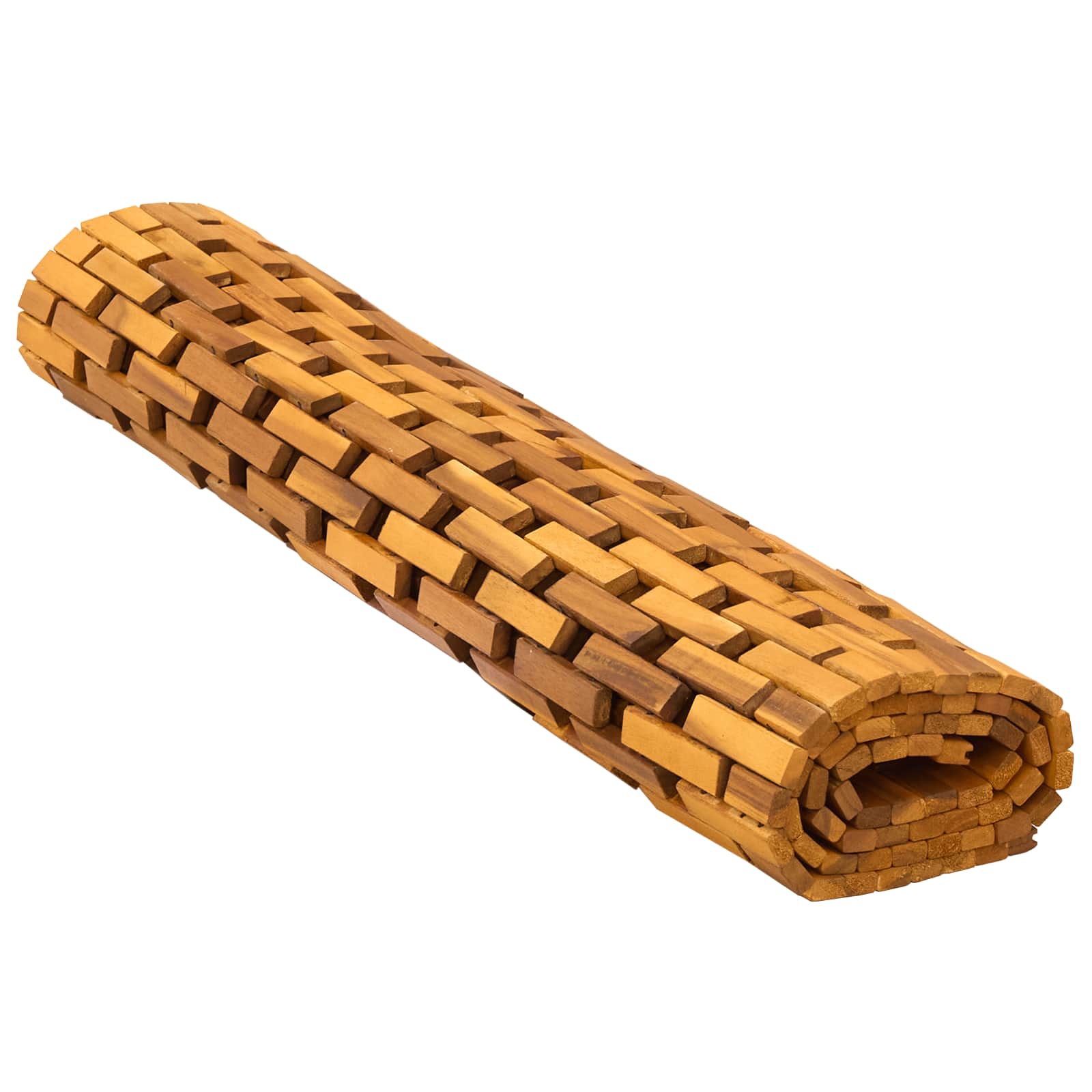 vidaXL Bath Mats Natural 95 x 140 cm Solid Acacia Wood 4