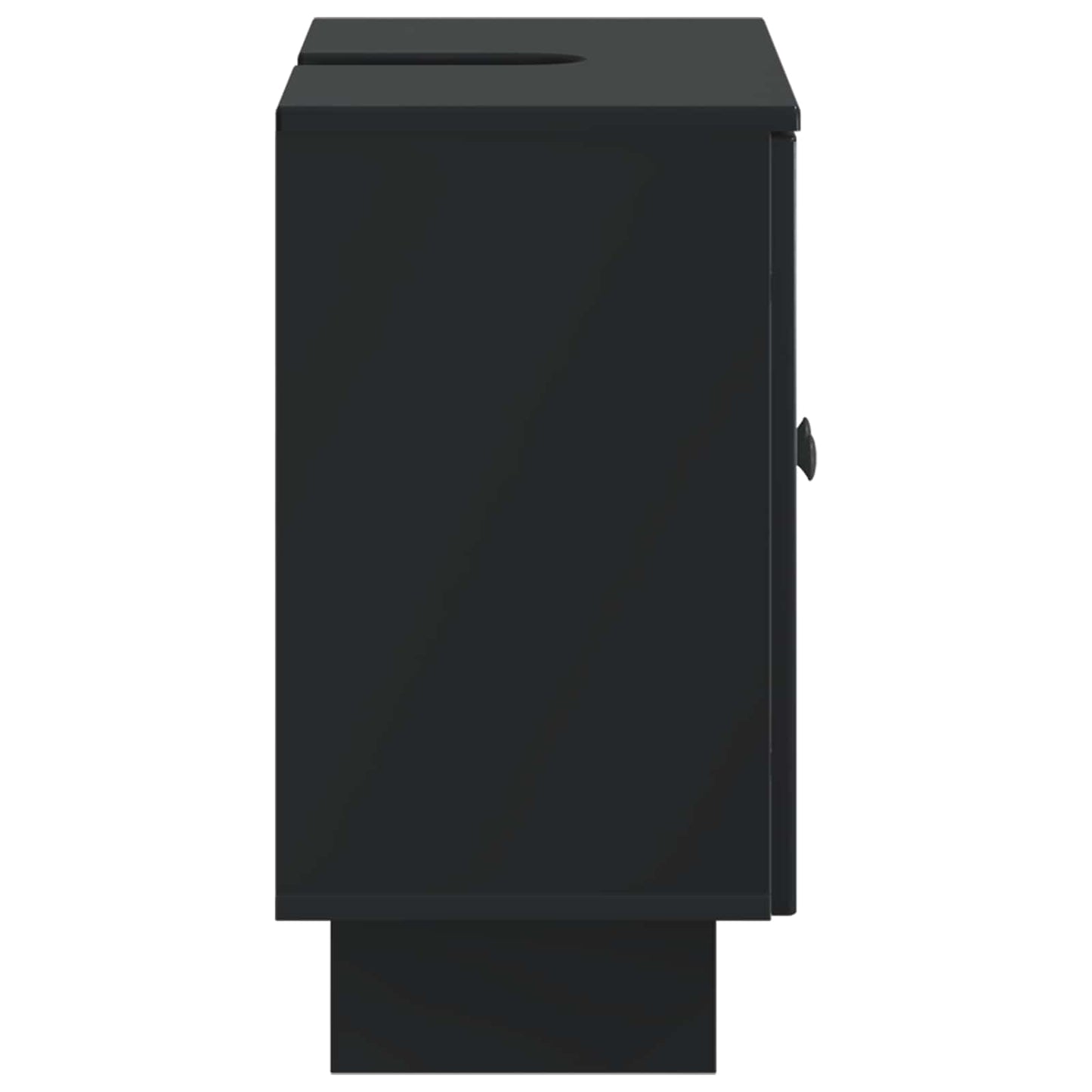 vidaXL Bathroom Sink Cabinet EDE Black 59.5 x 31.5x 59 cm 4