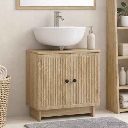 vidaXL Bathroom Sink Cabinet EDE Sonoma Oak 59.5 x 31.5x 59 cm 1