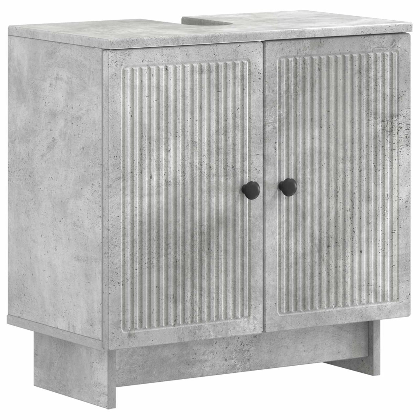 vidaXL Bathroom Sink Cabinet EDE Concrete Grey 59.5 x 31.5x 59 cm 1