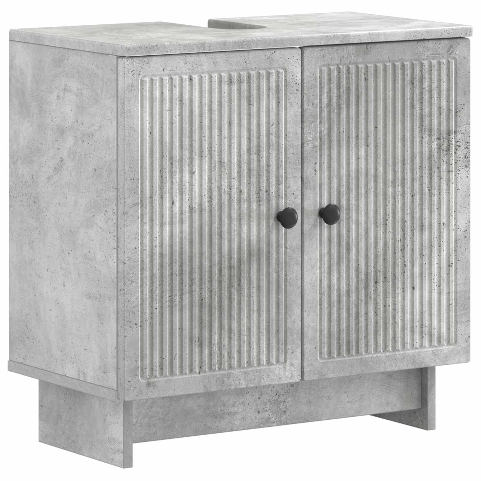 vidaXL Bathroom Sink Cabinet EDE Concrete Grey 59.5 x 31.5x 59 cm 1