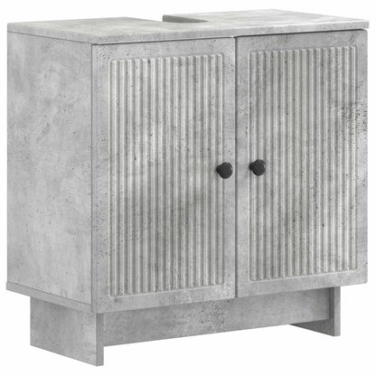 vidaXL Bathroom Sink Cabinet EDE Concrete Grey 59.5 x 31.5x 59 cm 1