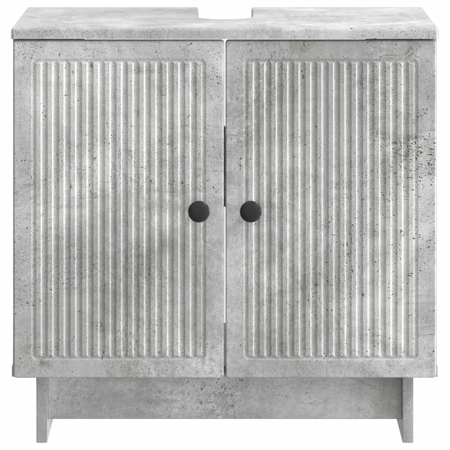 vidaXL Bathroom Sink Cabinet EDE Concrete Grey 59.5 x 31.5x 59 cm 3