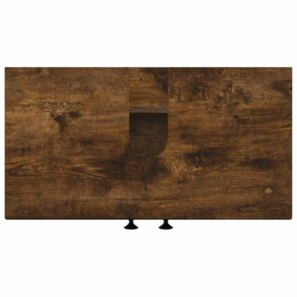 vidaXL Bathroom Sink Cabinet EDE Smoked Oak 59.5 x 31.5x 59 cm 6