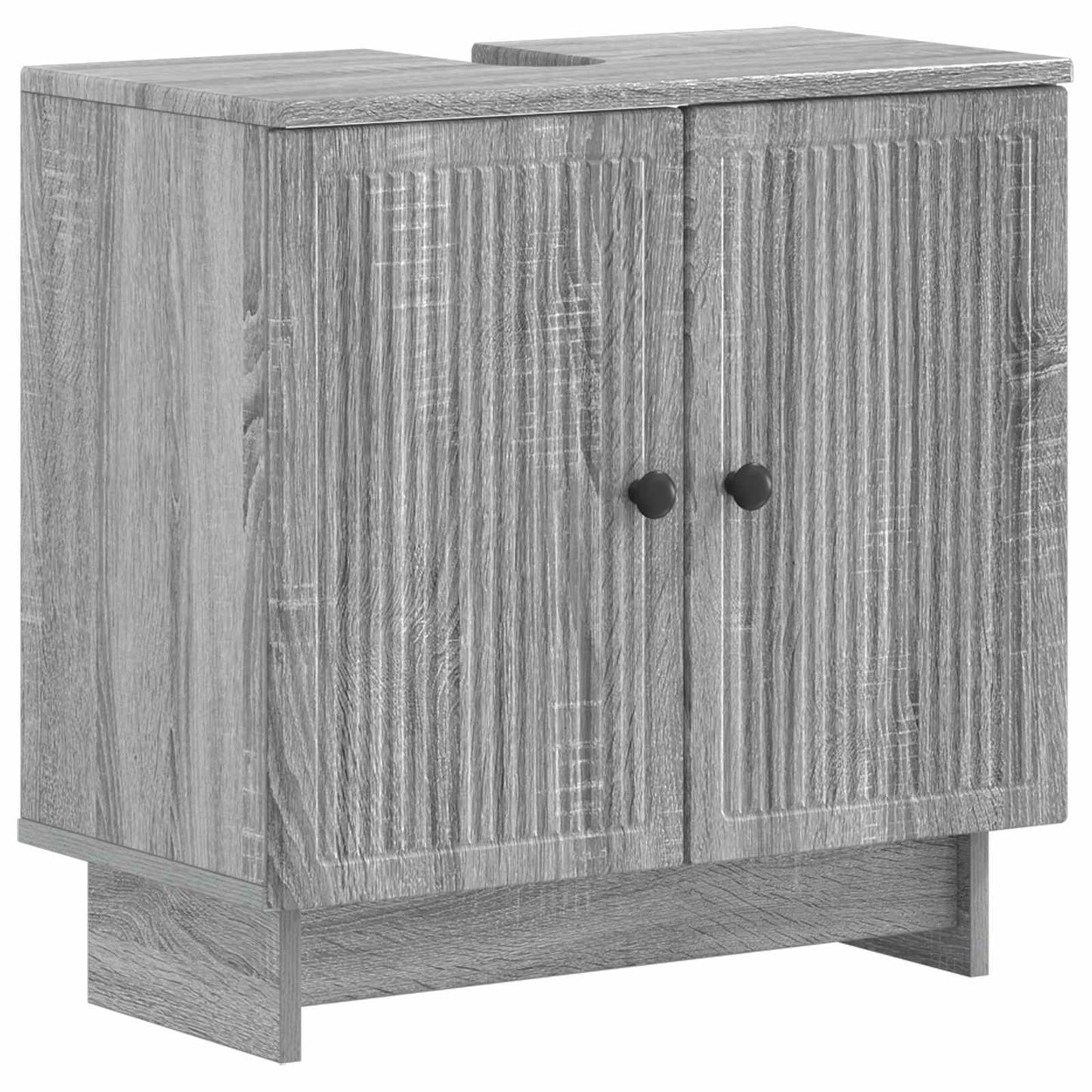 vidaXL Bathroom Sink Cabinet EDE Grey Sonoma 59.5 x 31.5x 59 cm 1