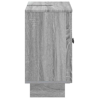 vidaXL Bathroom Sink Cabinet EDE Grey Sonoma 59.5 x 31.5x 59 cm 4