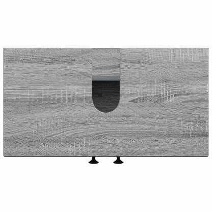 vidaXL Bathroom Sink Cabinet EDE Grey Sonoma 59.5 x 31.5x 59 cm 6