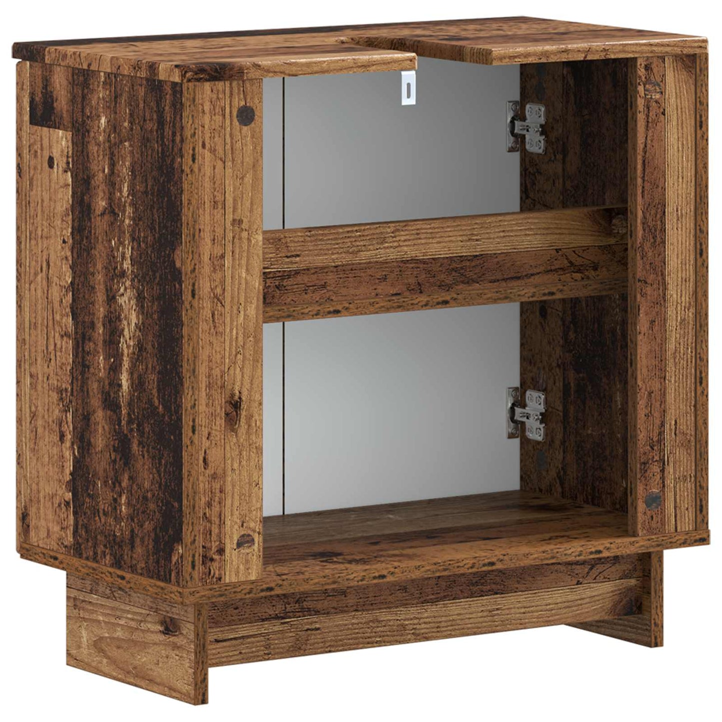 vidaXL Bathroom Sink Cabinet EDE Old Wood 59.5 x 31.5x 59 cm 5