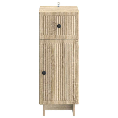 vidaXL Bathroom Storage Cainet EDE Sonoma Oak 30 x 31 x 80 cm 4