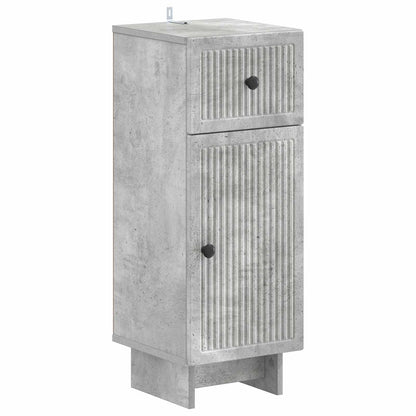 vidaXL Bathroom Storage Cainet EDE Concrete Grey 30 x 31 x 80 cm 2