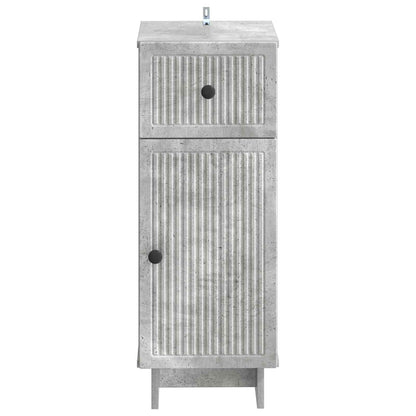 vidaXL Bathroom Storage Cainet EDE Concrete Grey 30 x 31 x 80 cm 4