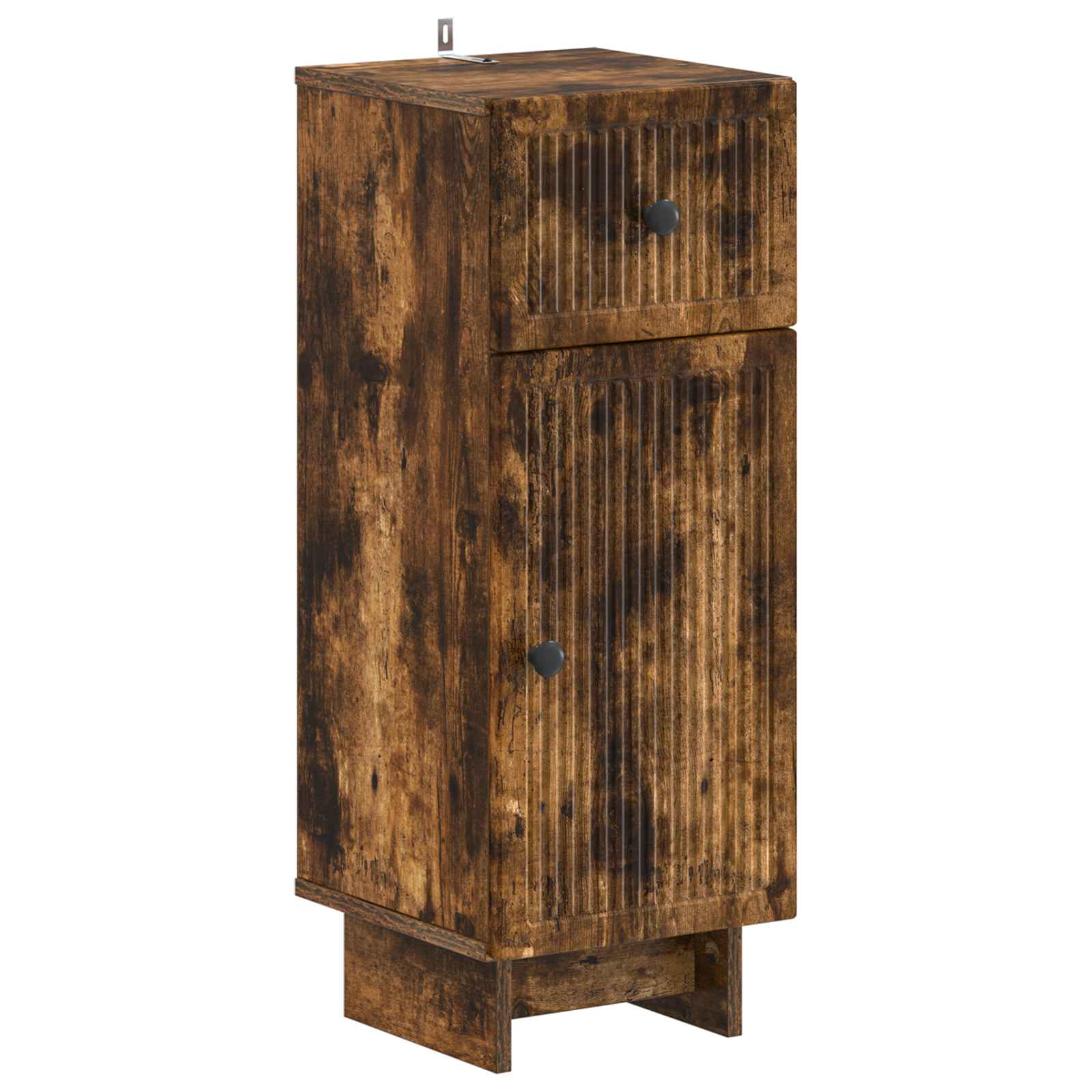 vidaXL Bathroom Storage Cainet EDE Smoked Oak 30 x 31 x 80 cm 2