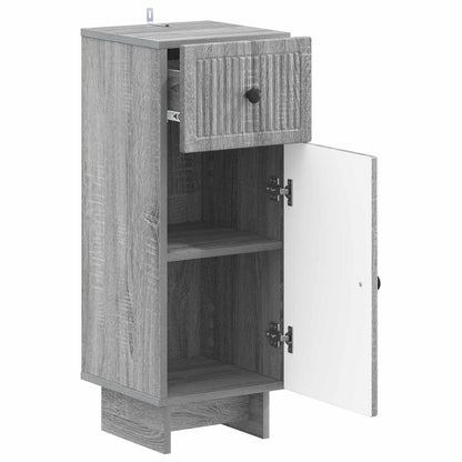 vidaXL Bathroom Storage Cainet EDE Grey Sonoma 30 x 31 x 80 cm 3