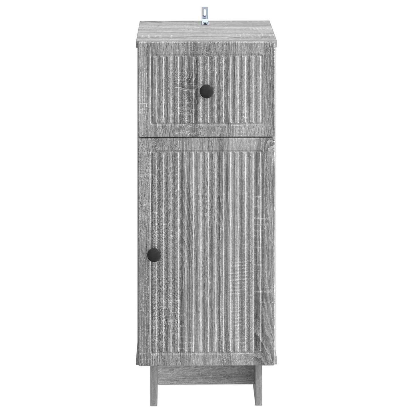 vidaXL Bathroom Storage Cainet EDE Grey Sonoma 30 x 31 x 80 cm 4