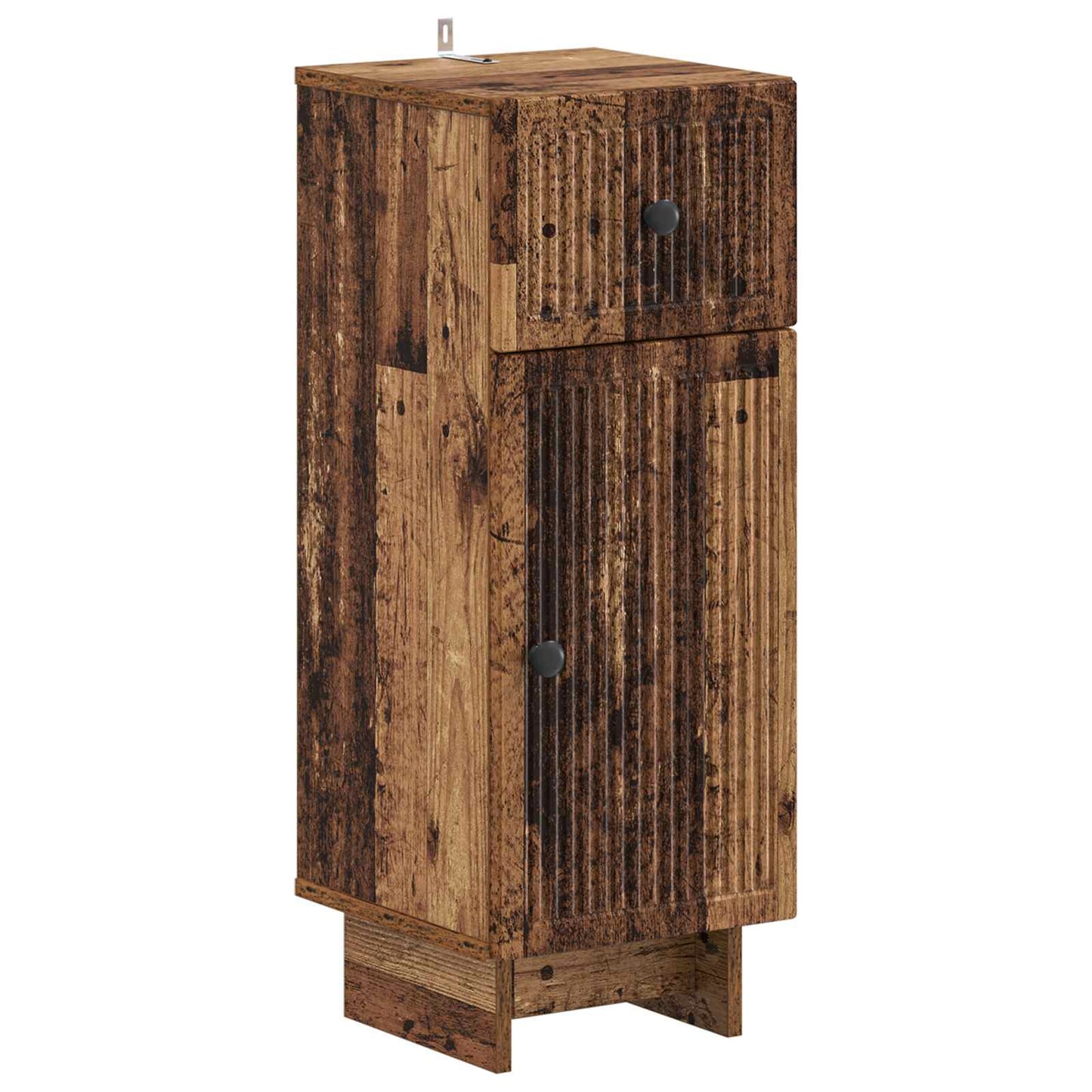 vidaXL Bathroom Storage Cainet EDE Old Wood 30 x 31 x 80 cm 2