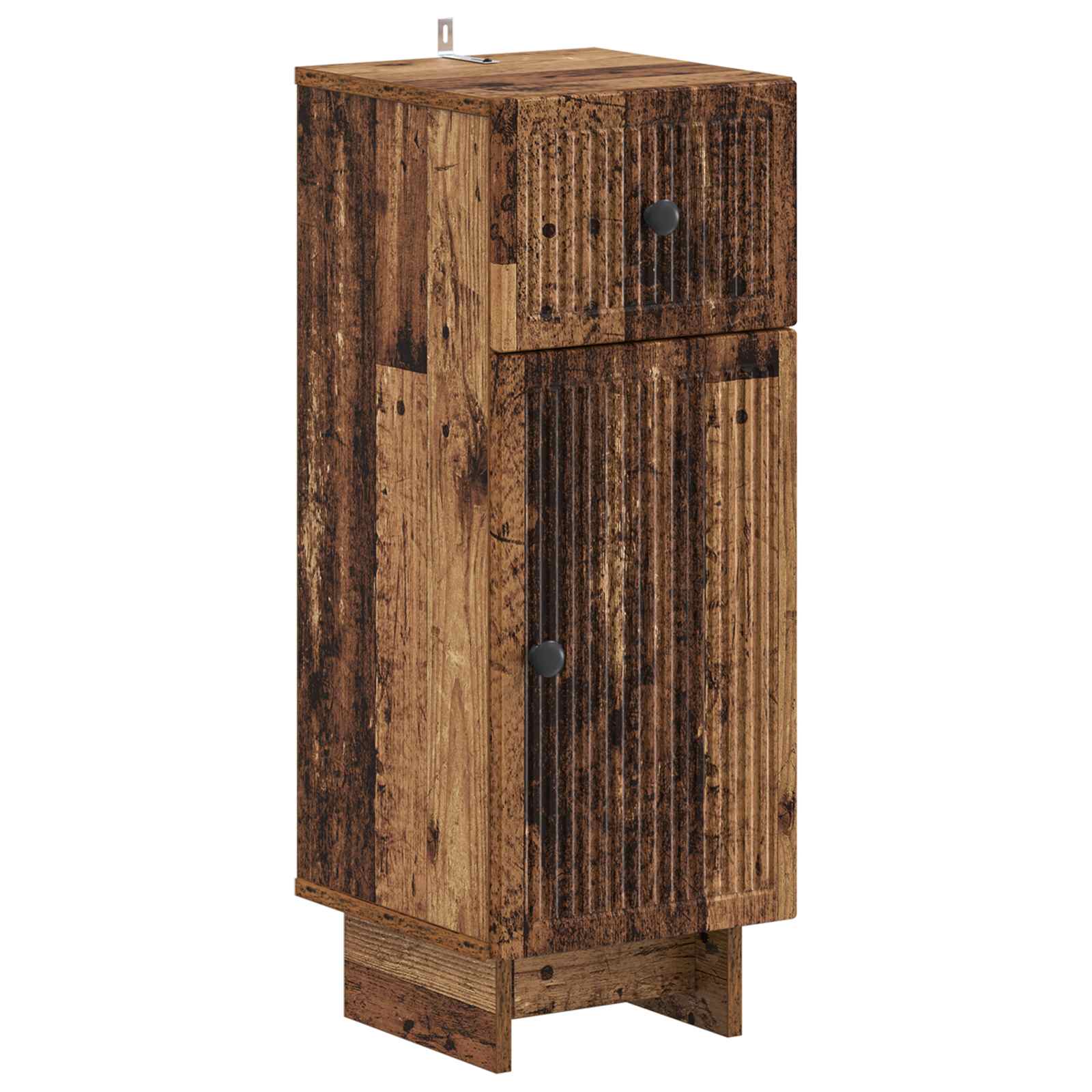 vidaXL Bathroom Storage Cainet EDE Old Wood 30 x 31 x 80 cm 2