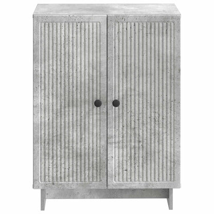 vidaXL Bathroom Storage Cainet EDE Concrete Grey 59.5 x 31 x 80 cm 4