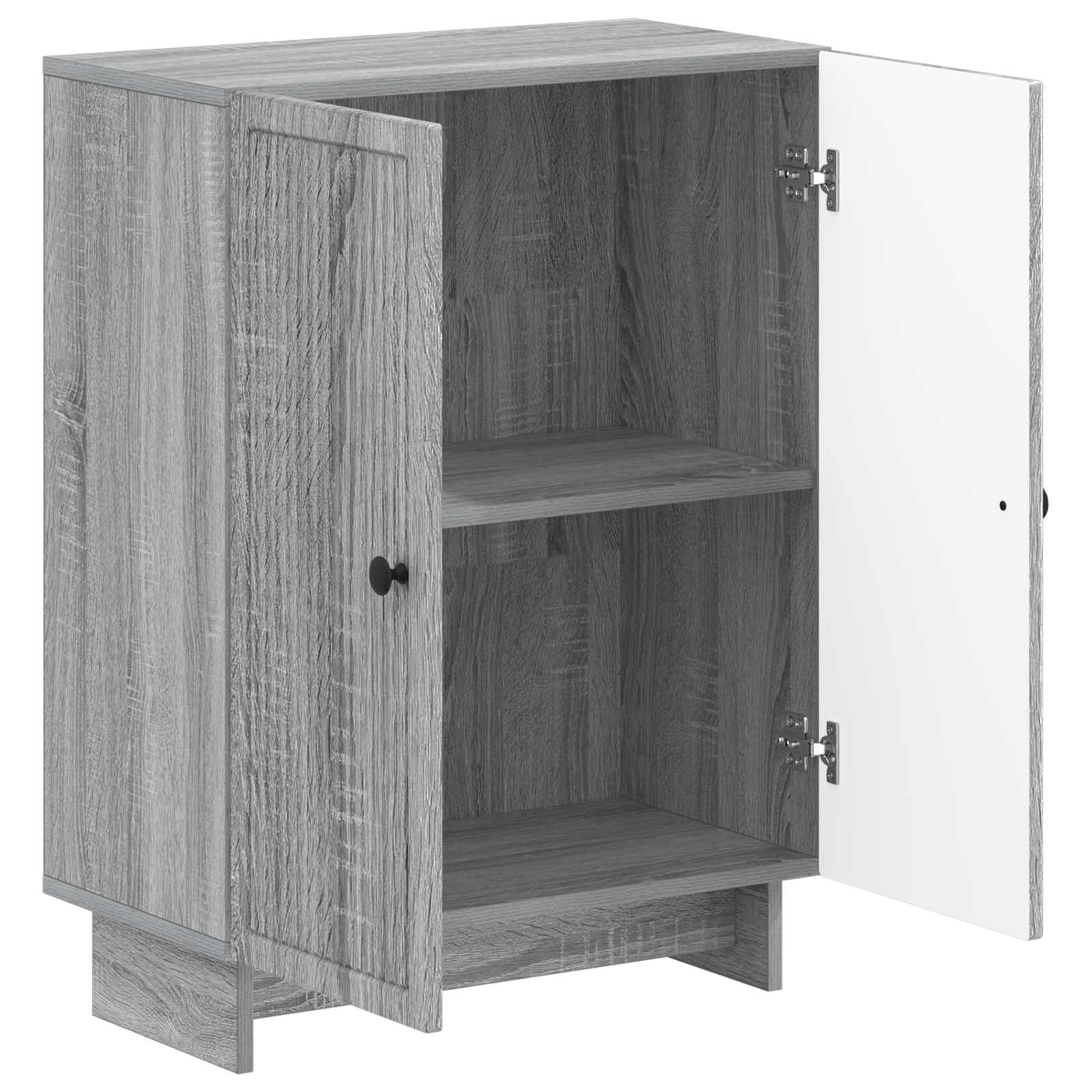 vidaXL Bathroom Storage Cainet EDE Grey Sonoma 59.5 x 31 x 80 cm 3