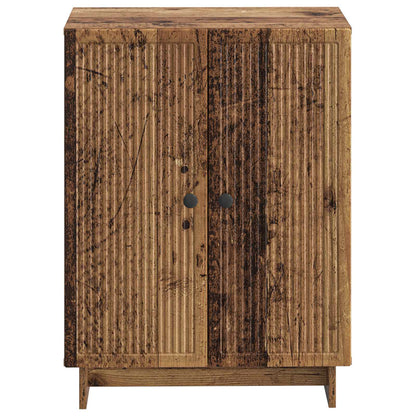 vidaXL Bathroom Storage Cainet EDE Old Wood 59.5 x 31 x 80 cm 4