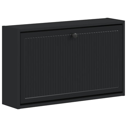 vidaXL Wall-Mounted Shoe Cabinet EDE 71 x 17 x 43 cm Engineered Wood 2