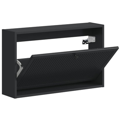 vidaXL Wall-Mounted Shoe Cabinet EDE 71 x 17 x 43 cm Engineered Wood 3