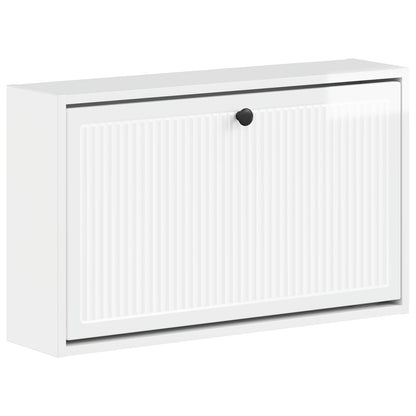 vidaXL Wall-Mounted Shoe Cabinet EDE 71 x 17 x 43 cm Engineered Wood 2