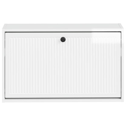 vidaXL Wall-Mounted Shoe Cabinet EDE 71 x 17 x 43 cm Engineered Wood 4