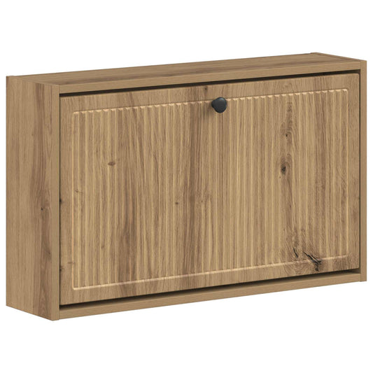 Wall-Mounted Shoe Cabinet EDE 71 x 17 x 43 cm Engineered Wood Artisan oak