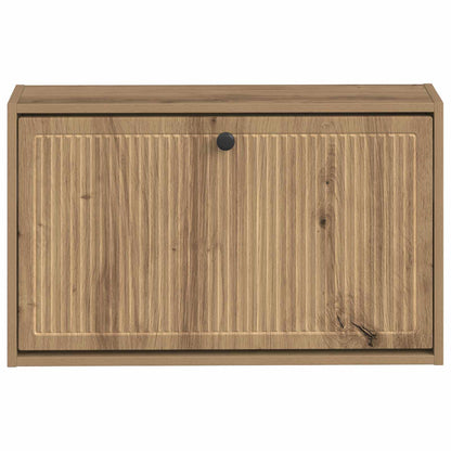 vidaXL Wall-Mounted Shoe Cabinet EDE 71 x 17 x 43 cm Engineered Wood 4