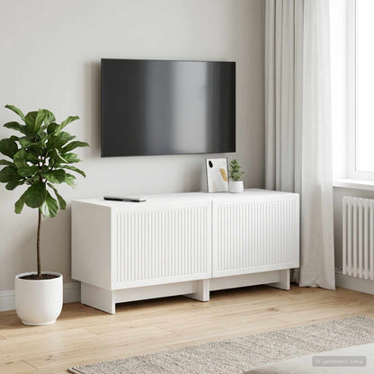 vidaXL TV Cabinet White Engineered Wood 1