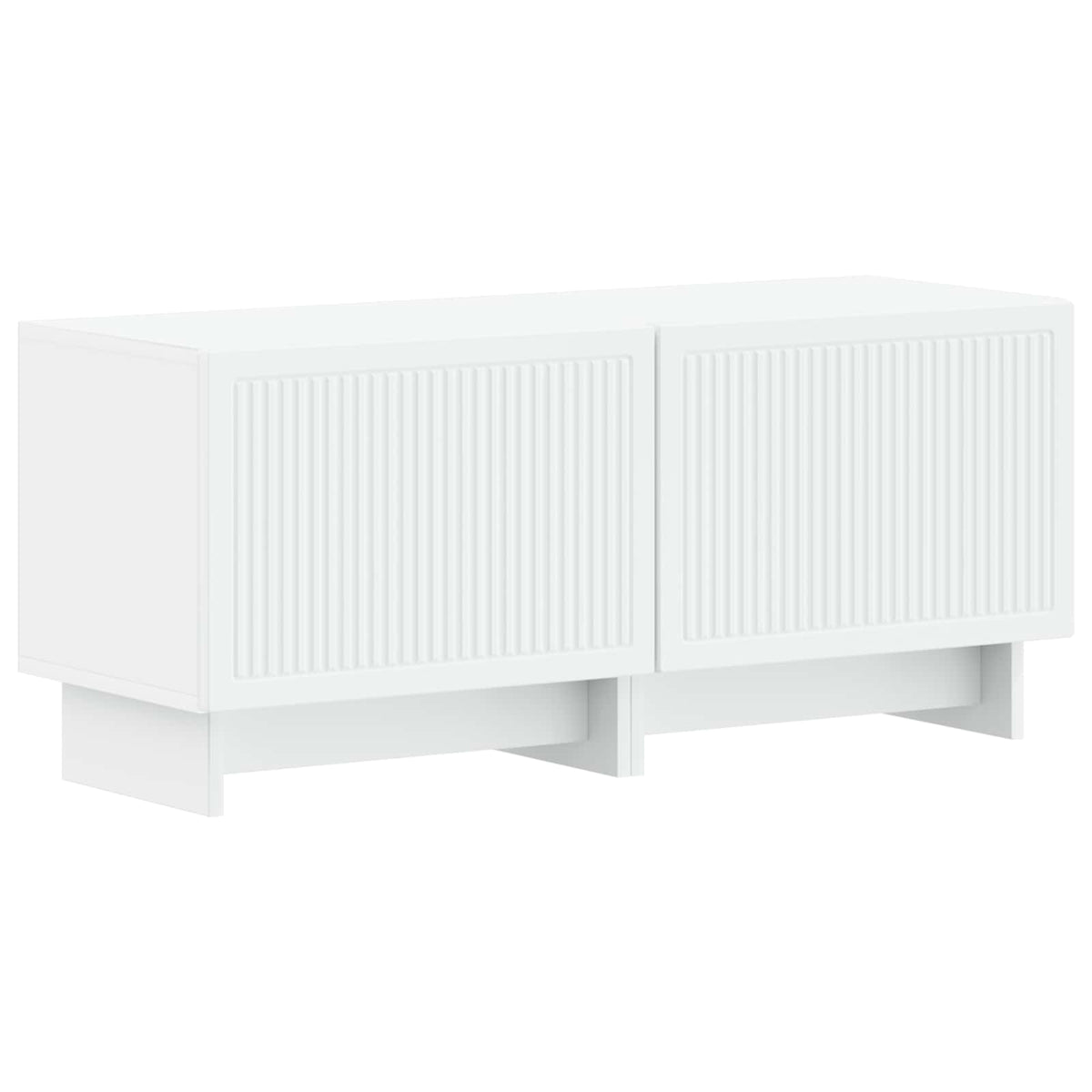 vidaXL TV Cabinet White Engineered Wood 2