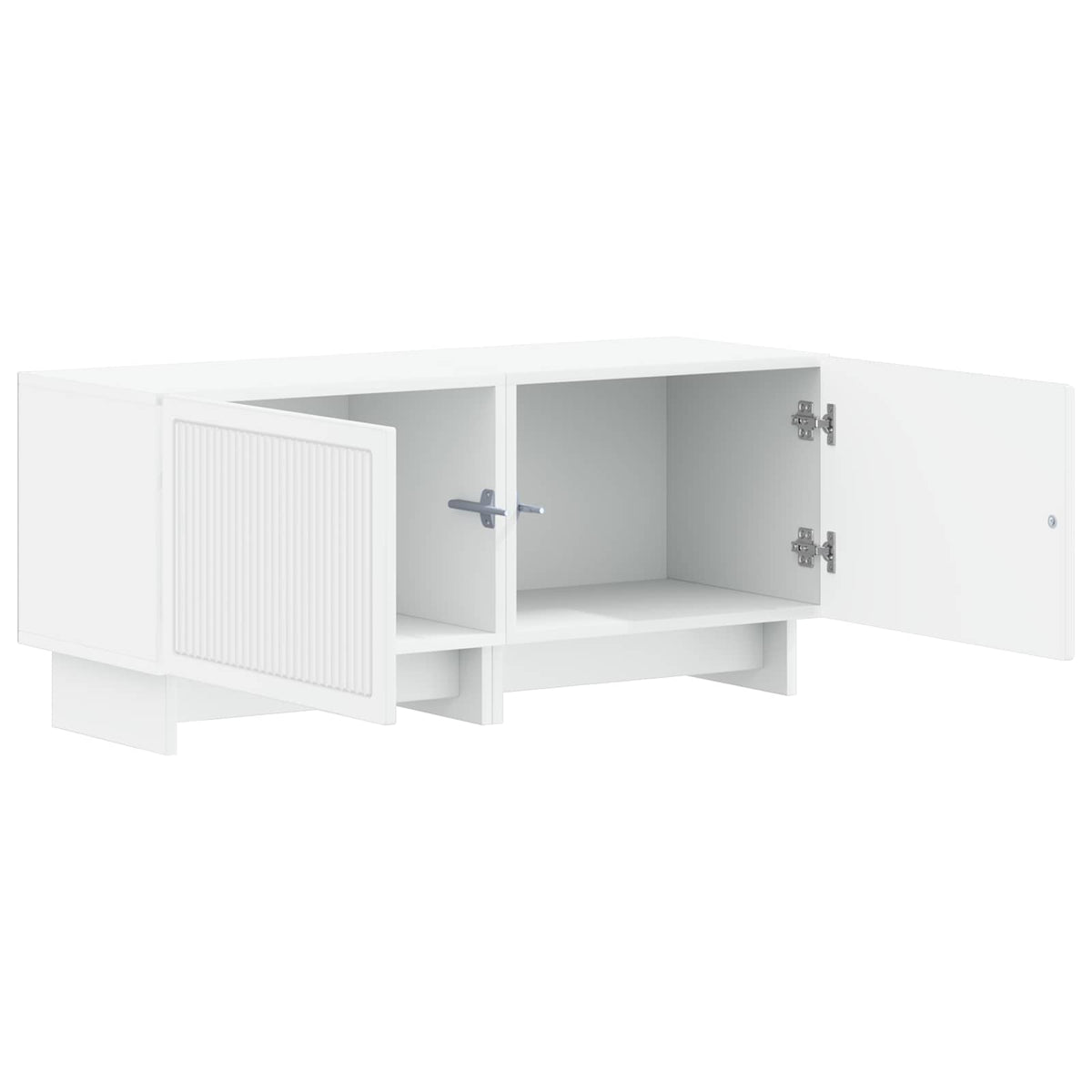 vidaXL TV Cabinet White Engineered Wood 3