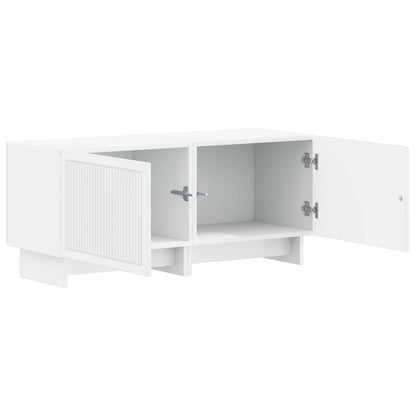 vidaXL TV Cabinet White Engineered Wood 3