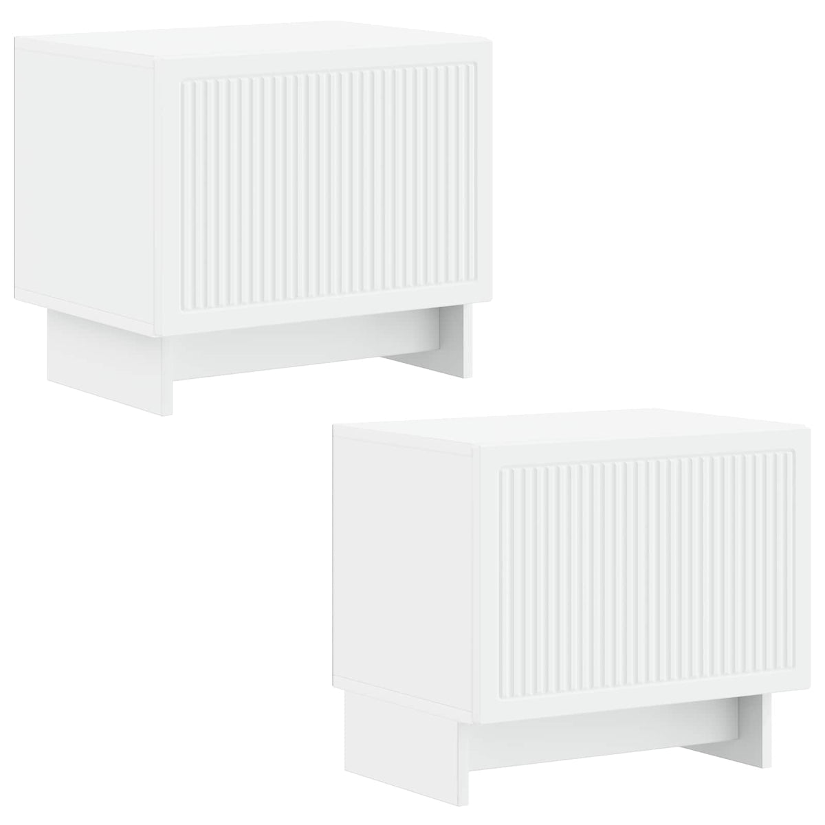 vidaXL TV Cabinet White Engineered Wood 4