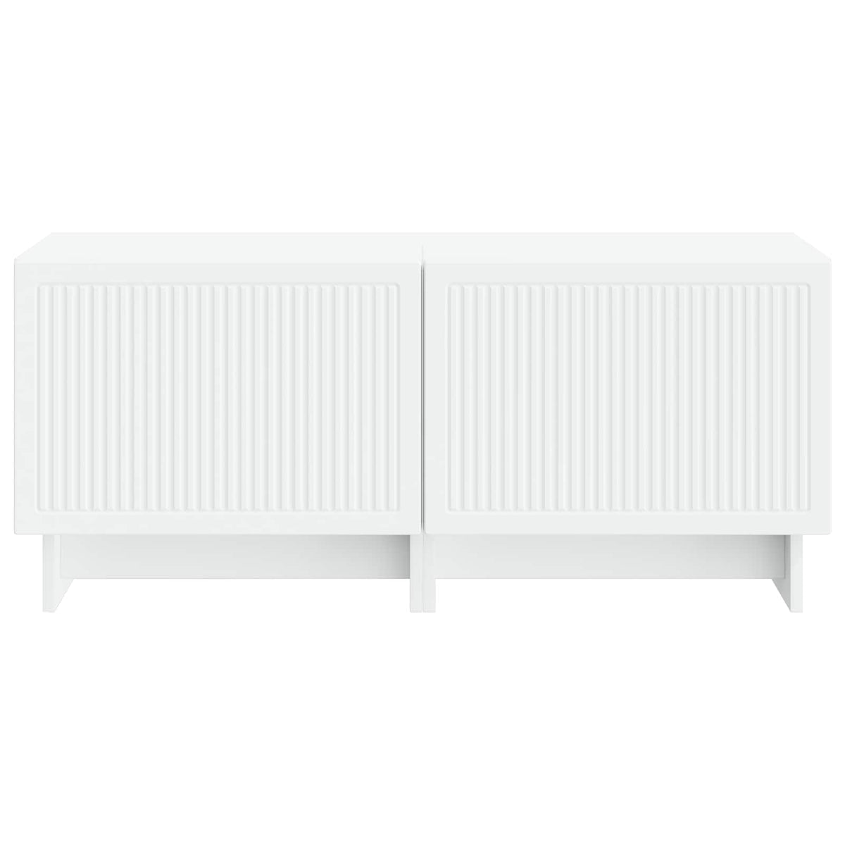vidaXL TV Cabinet White Engineered Wood 5
