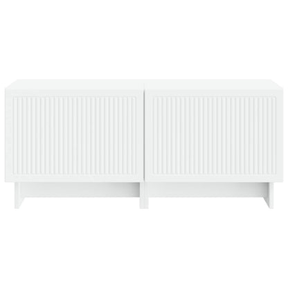 vidaXL TV Cabinet White Engineered Wood 5