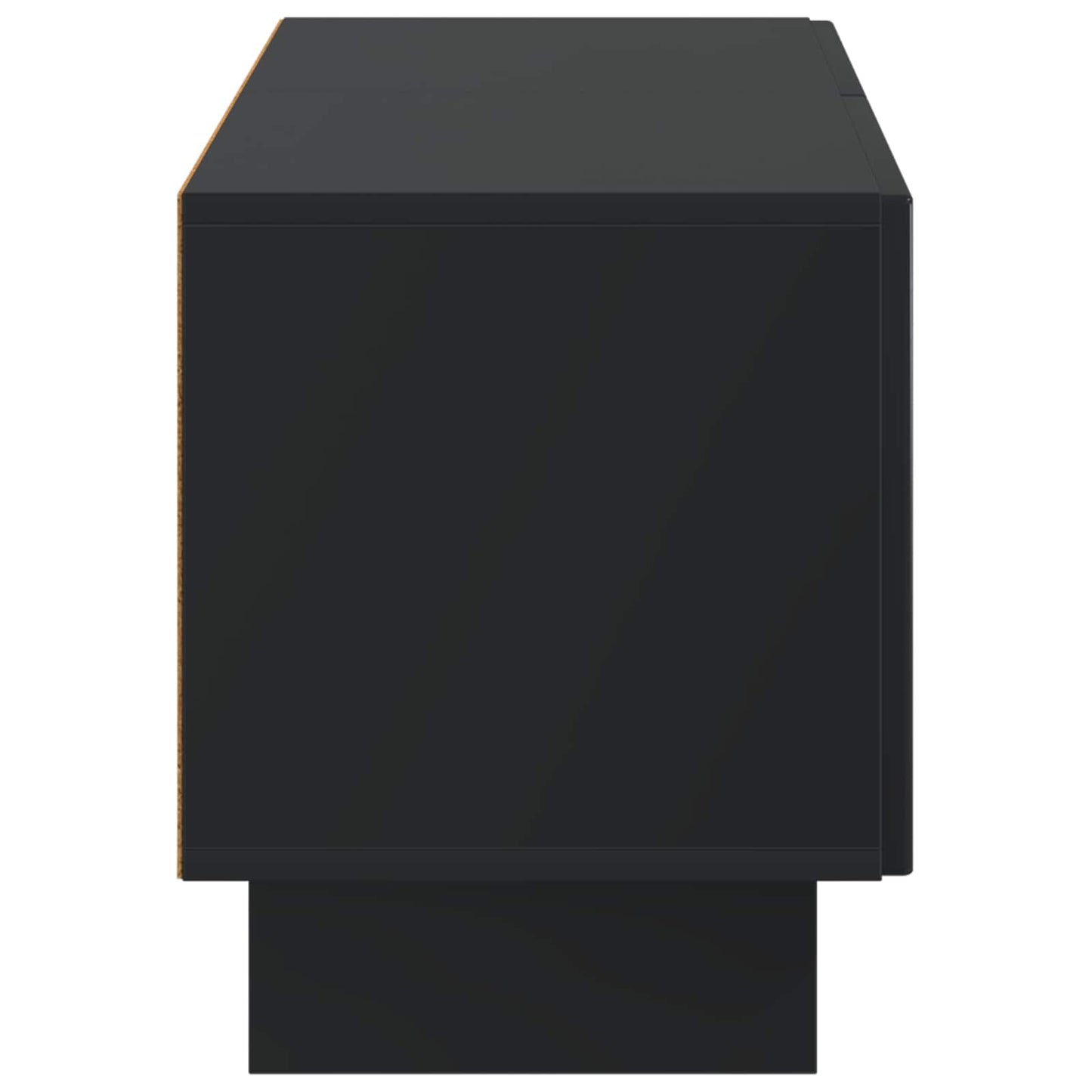 vidaXL TV Cabinet Black Engineered Wood 6