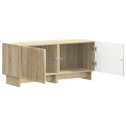 vidaXL TV Cabinet Sonoma Oak Engineered Wood 3