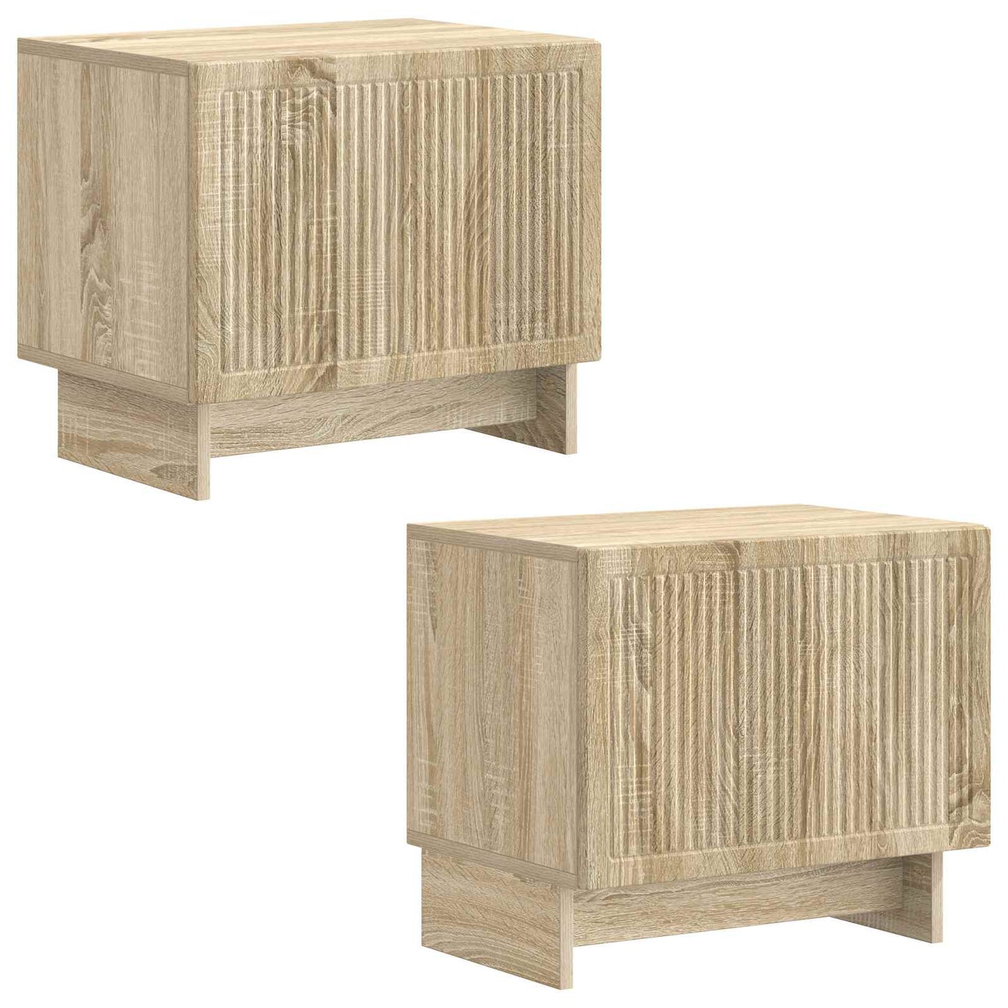vidaXL TV Cabinet Sonoma Oak Engineered Wood 4