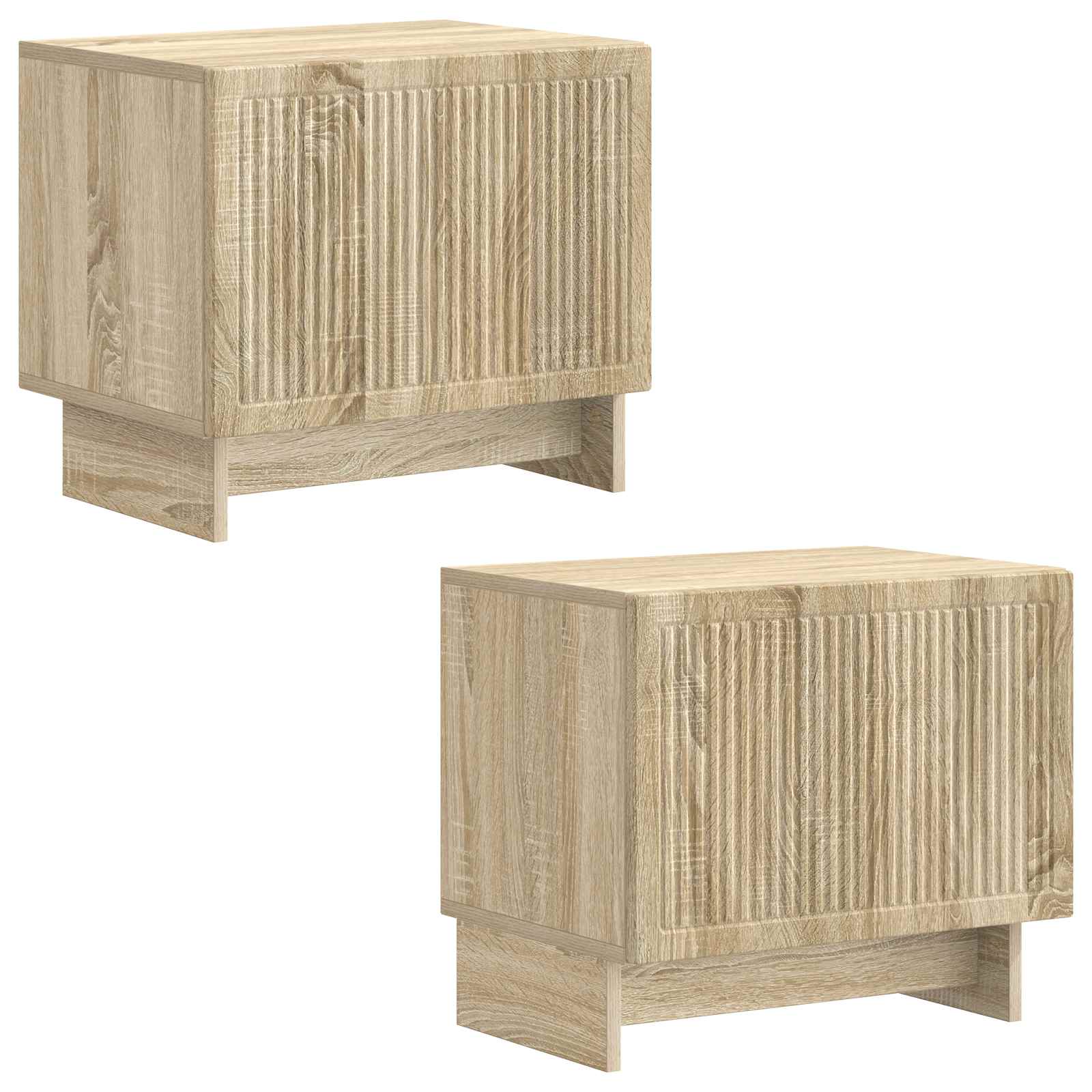 vidaXL TV Cabinet Sonoma Oak Engineered Wood 4