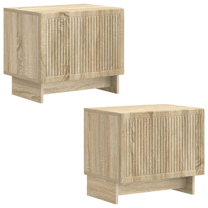 vidaXL TV Cabinet Sonoma Oak Engineered Wood 4