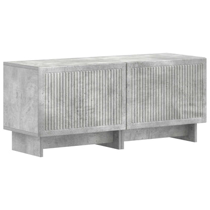 vidaXL TV Cabinet Concrete Grey Engineered Wood 2