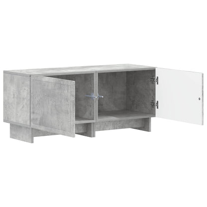 vidaXL TV Cabinet Concrete Grey Engineered Wood 3