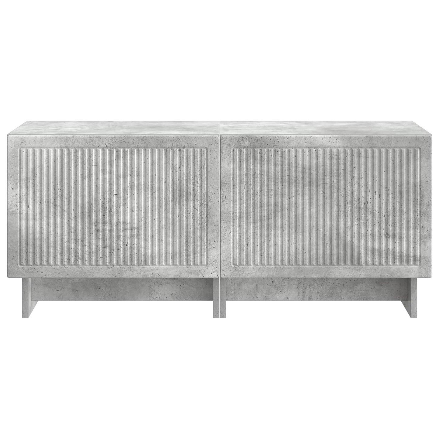 vidaXL TV Cabinet Concrete Grey Engineered Wood 5