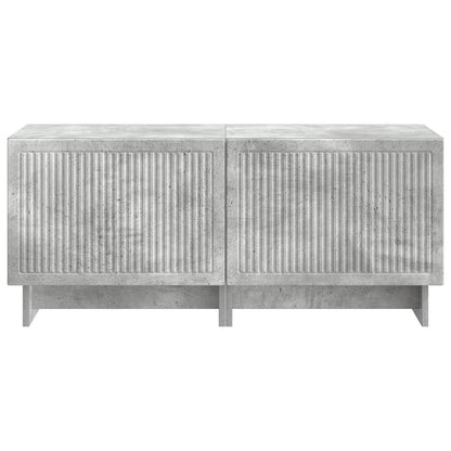 vidaXL TV Cabinet Concrete Grey Engineered Wood 5