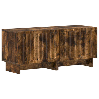 vidaXL TV Cabinet Smoked Oak Engineered Wood 2
